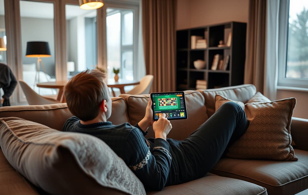 BoaBet casino med oransje og hvit fargepalett