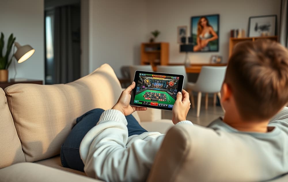 Vinn casino startside med bonusbanner