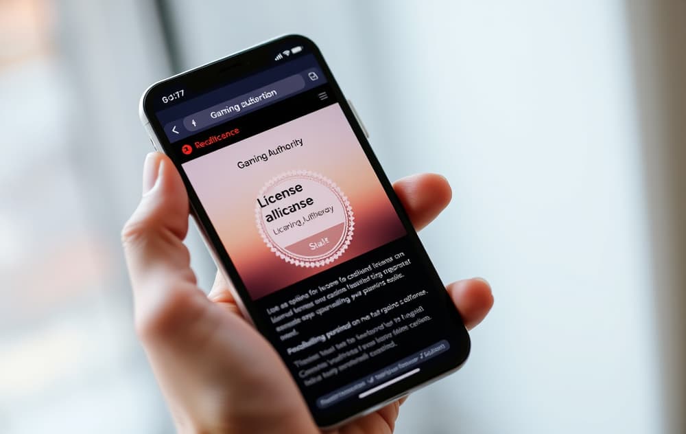 Verifisering av casinolisens på mobil
